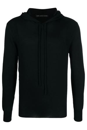 Felpa in lana merino nera LOW BRAND | L1MFW23246660D001